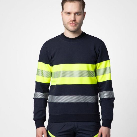 Світшот Projob 6129 EN ISO 20471, class 1, колір жовтий/чорний - 64612911-4XL Світшот Projob 6129 EN ISO 20471, class 1, колір жовтий/чорний - 64612911-4XL