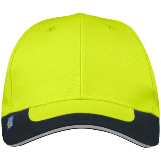 Кепка Projob 9013 зі світловідбиваючими елементами, колір жовтий/чорний - 64901311