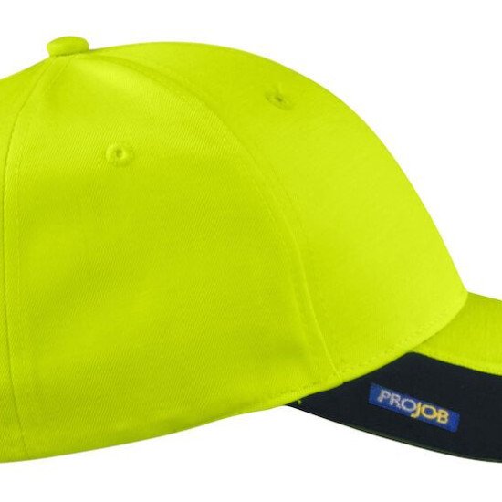 Кепка Projob 9013 зі світловідбиваючими елементами, колір жовтий/чорний - 64901311