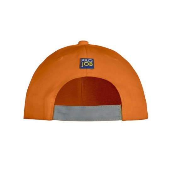Кепка Projob 9013 зі світловідбиваючими елементами, колір помаранчевий/темно-синій - 64901317