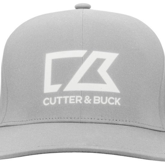 Кепка Cutter&Buck Wauna 58 з принтом, колір сірий - 3594189458