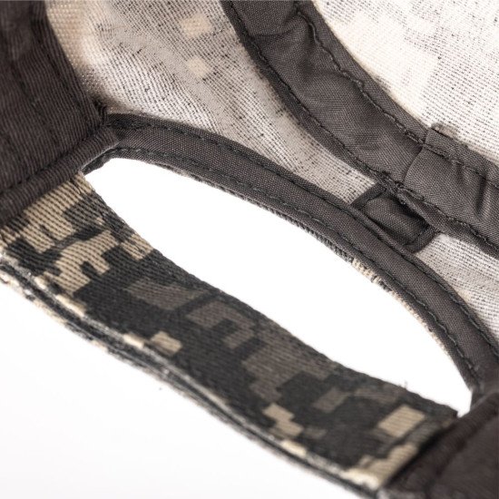 Кепка coFEE Military з липучкою велкро 50 х 80 мм, колір піксель сірий - 4034-54 CO-V