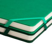 Блокнот в клітинку А5 Berganote Hard, тверда обкладинка, колір зелений - 50040138-04