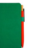 Блокнот в клітинку А5 Berganote Hard, тверда обкладинка, колір зелений - 50040138-04