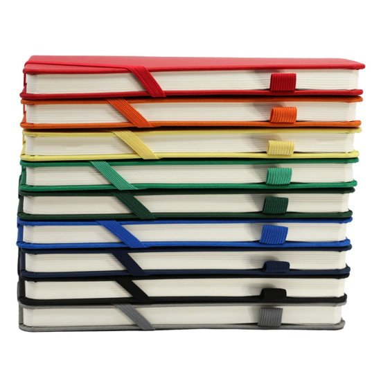 Блокнот в клітинку А5 Berganote Hard, тверда обкладинка, колір зелений - 50040138-04