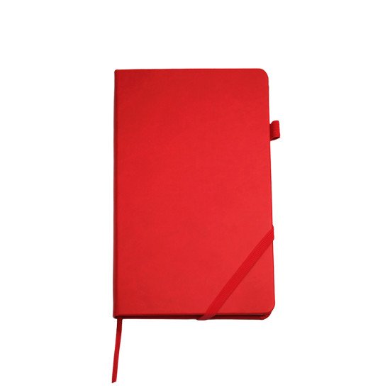 Блокнот в клітинку А5 Berganote Hard, тверда обкладинка, колір червоний - 50040138-02