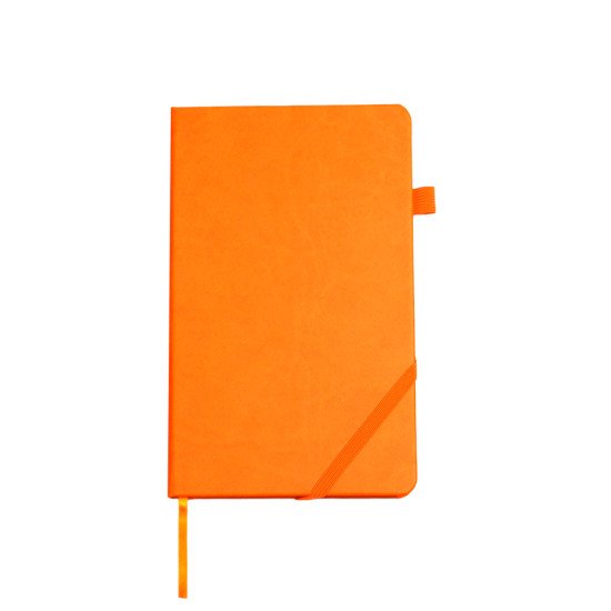 Блокнот в клітинку А5 Berganote Hard, тверда обкладинка, колір помаранчевий - 50040138-06