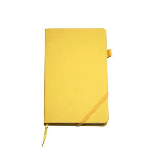 Блокнот в клітинку А5 Berganote Hard, тверда обкладинка, колір жовтий - 50040138-05