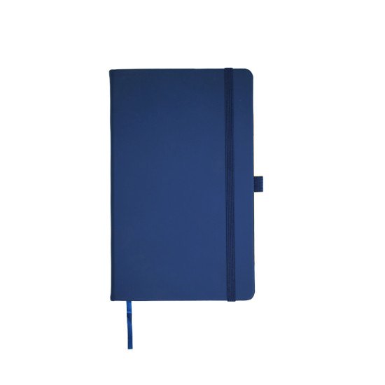 Блокнот в клітинку А5 Berganote Soft, тверда обкладинка, колір темно-синій - 50040238-44