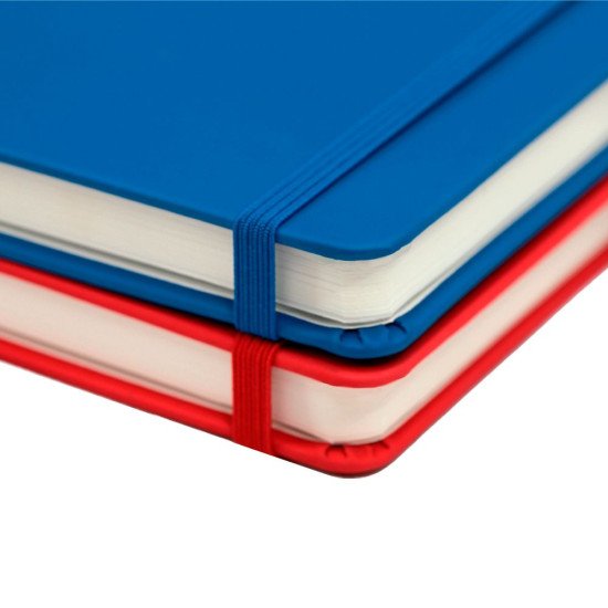 Блокнот в клітинку А5 Berganote Soft, тверда обкладинка, колір синій - 50040238-03