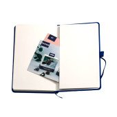 Блокнот в клітинку А5 Berganote Soft, тверда обкладинка, колір синій - 50040238-03