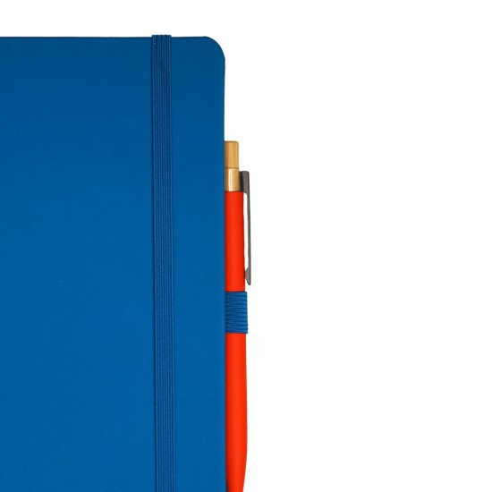 Блокнот в клітинку А5 Berganote Soft, тверда обкладинка, колір синій - 50040238-03