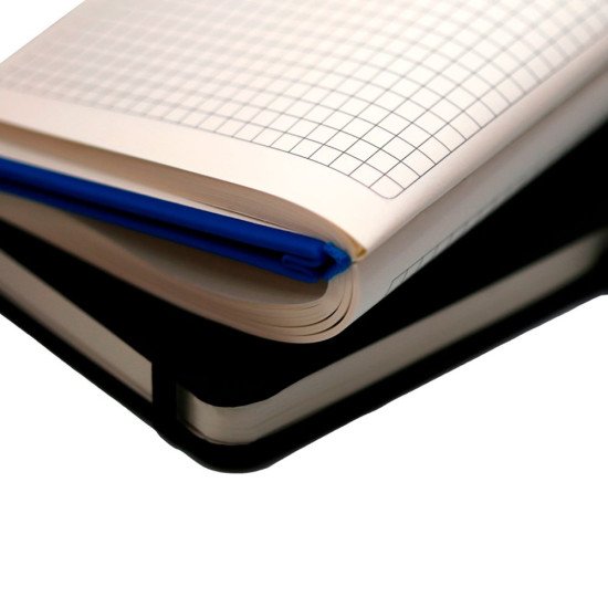 Блокнот в клітинку А5 Berganote Soft, тверда обкладинка, колір синій - 50040238-03