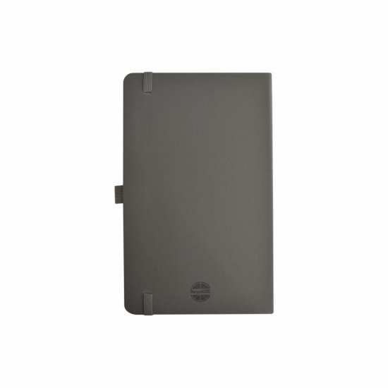 Блокнот в клітинку А5 Berganote Soft, тверда обкладинка, колір сірий - 50040238-04