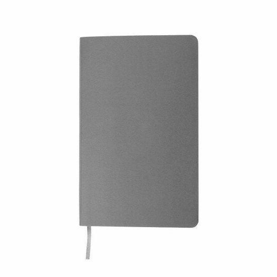 Блокнот в лінію А5 Berganote Flexible, м'яка обкладинка, колір сірий - 50040338-07