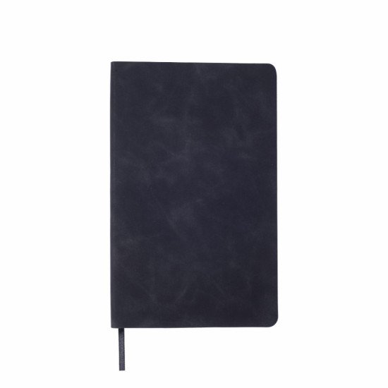 Блокнот в лінію А5 Berganote Delgado, м'яка обкладинка, колір чорний - 50040438-01