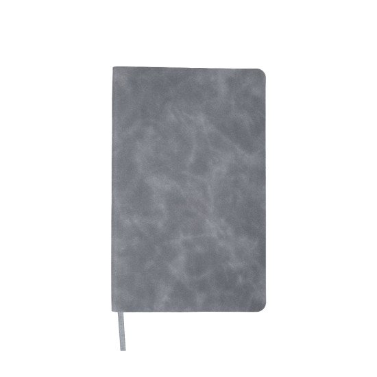 Блокнот в лінію А5 Berganote Delgado, м'яка обкладинка, колір сірий - 50040438-07