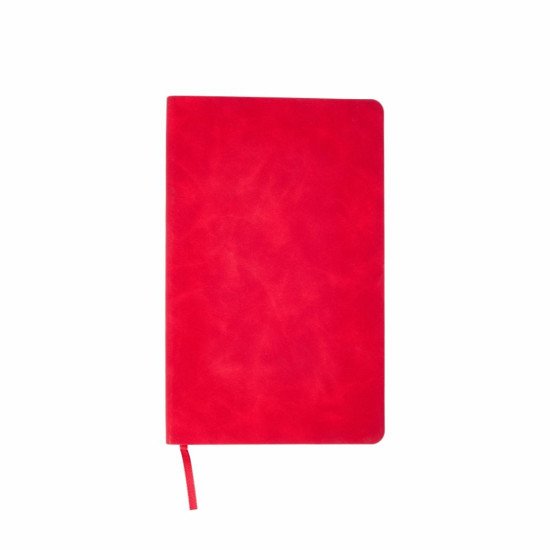 Блокнот в лінію А5 Berganote Delgado, м'яка обкладинка, колір червоний - 50040438-02