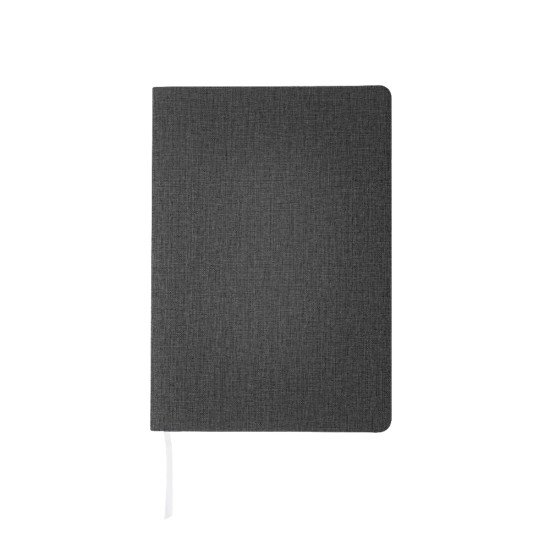 Блокнот в клітинку А5 Berganote Tessil, м'яка обкладинка, колір чорний - 50040538-01