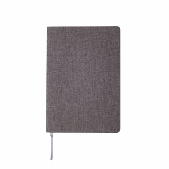 Блокнот в клітинку А5 Berganote Tessil, м'яка обкладинка, колір сірий - 50040538-07