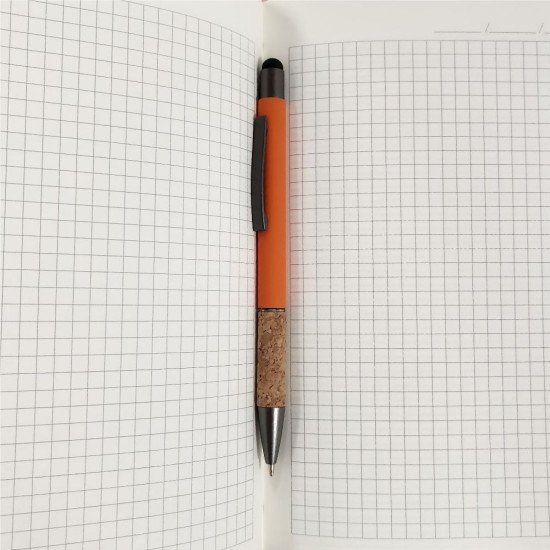 Ручка металева кулькова Bergamo Amazon, колір помаранчевий - 50010122-06