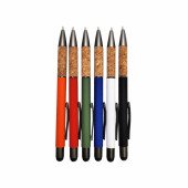 Ручка металева кулькова Bergamo Amazon, колір помаранчевий - 50010122-06