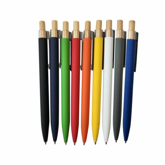 Ручка металева кулькова Bergamo Amur, колір графітовий - 50010522-11