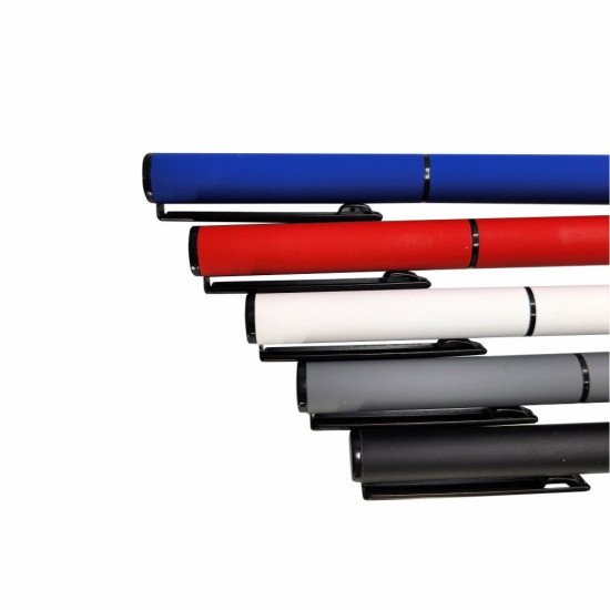 Ручка металева кулькова Bergamo Elbe, колір синій - 50010622-03