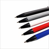 Ручка металева кулькова Bergamo Elbe, колір синій - 50010622-03