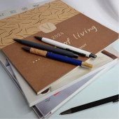 Ручка металева кулькова Bergamo Limpopo, колір чорний - 50010722-01