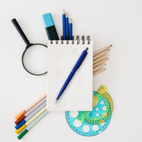 Ручка пластикова кулькова Bergamo Zambezi, колір синій - 50010819-03