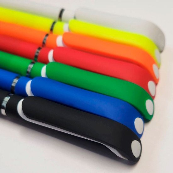 Ручка пластикова кулькова Bergamo Isa, колір синій - 50010919-03