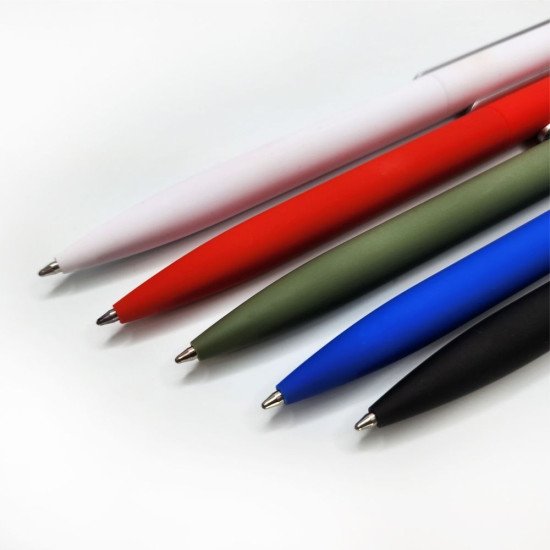 Ручка пластикова кулькова Bergamo Brasos, колір темно-зелений - 50011019-99