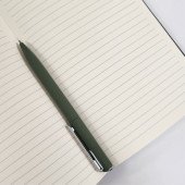 Ручка пластикова кулькова Bergamo Brasos, колір темно-зелений - 50011019-99