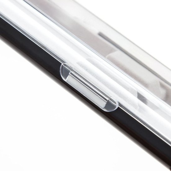 Футляр для ручки пластиковий Bergamo Case, колір чорний - 50101419-01