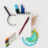 Ручка пластикова кулькова Bergamo Zambezi, колір червоний - 50010819-02