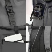 Рюкзак роллтоп Nikibo Trekker, колір сірий - 30011105-07