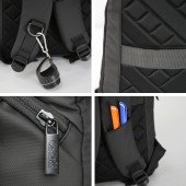 Рюкзак для ноутбука Nikibo Trail, колір чорний - 30011505-01