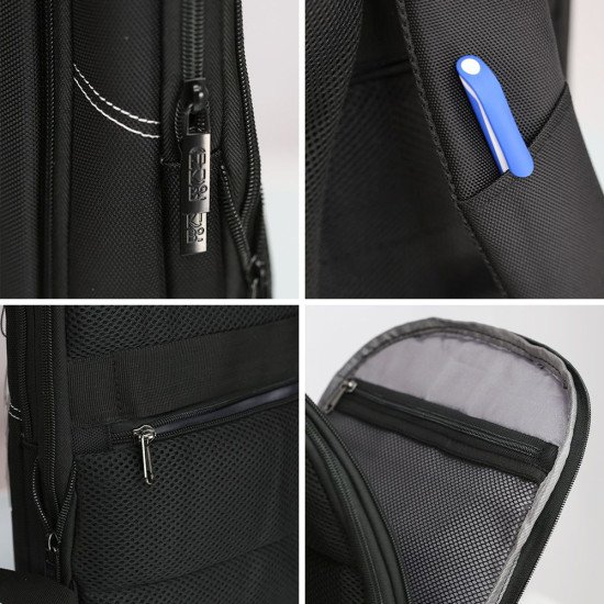 Рюкзак для ноутбука Nikibo Smart, колір чорний - 30011605-01