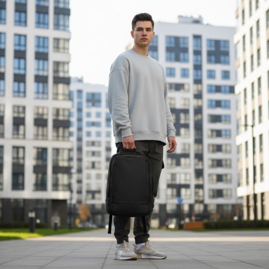 Рюкзак для подорожей Nikibo Horizon, колір чорний - 30012005-01