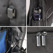 Рюкзак для ноутбука Nikibo Globe, колір чорний - 30012405-01