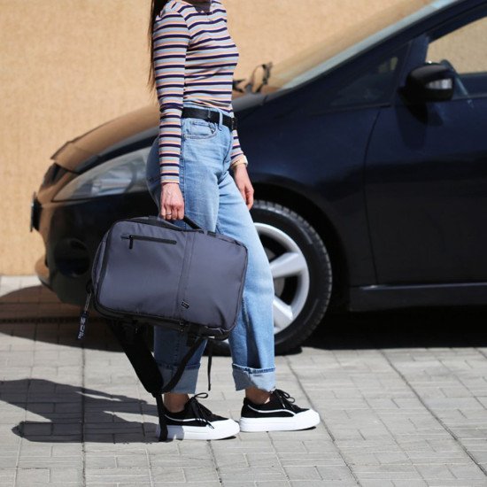 Рюкзак-сумка Nikibo Journey, колір сірий - 30012505-07