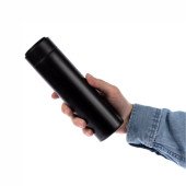 Термос 500 мл сталевий Line Art Cusco з індикатором температури, вакуумний, колір чорний - 60032922-01 Термос 500 мл сталевий Line Art Cusco з індикатором температури, вакуумний, колір чорний - 60032922-01