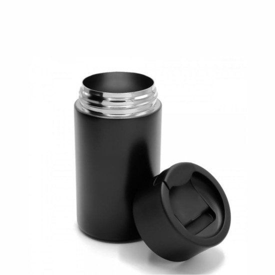 Термокружка 450 мл сталева Line Art Bogota, вакуумна, колір чорний - 60023122-01