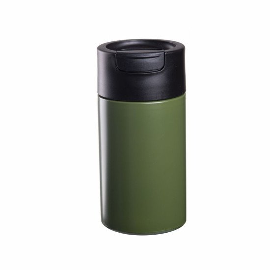 Термокружка 450 мл сталева Line Art Bogota, вакуумна, колір оливковий - 60023122-31