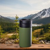 Термокружка 450 мл сталева Line Art Bogota, вакуумна, колір оливковий - 60023122-31