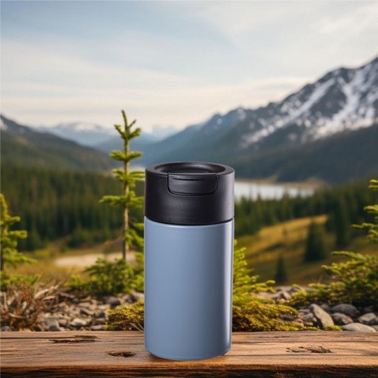 Термокружка 450 мл сталева Line Art Bogota, вакуумна, колір сірий - 60023122-07