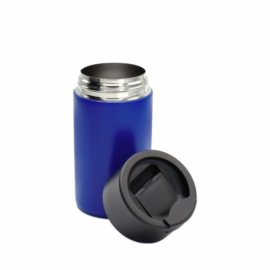 Термокружка 450 мл сталева Line Art Bogota, вакуумна, колір синій - 60023122-03