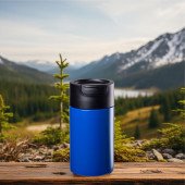 Термокружка 450 мл сталева Line Art Bogota, вакуумна, колір синій - 60023122-03