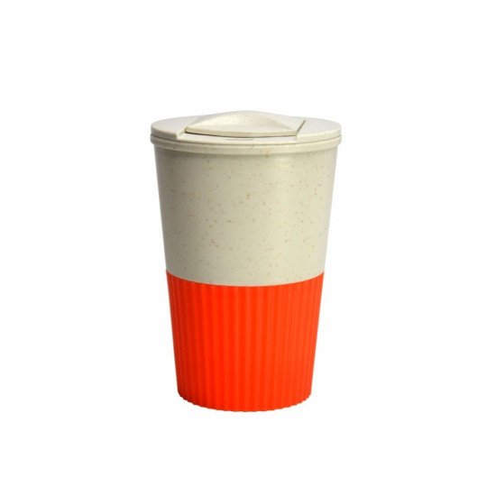 Термокружка 350 мл пластикова Line Art Eco Salta, колір помаранчевий - 60023219-06